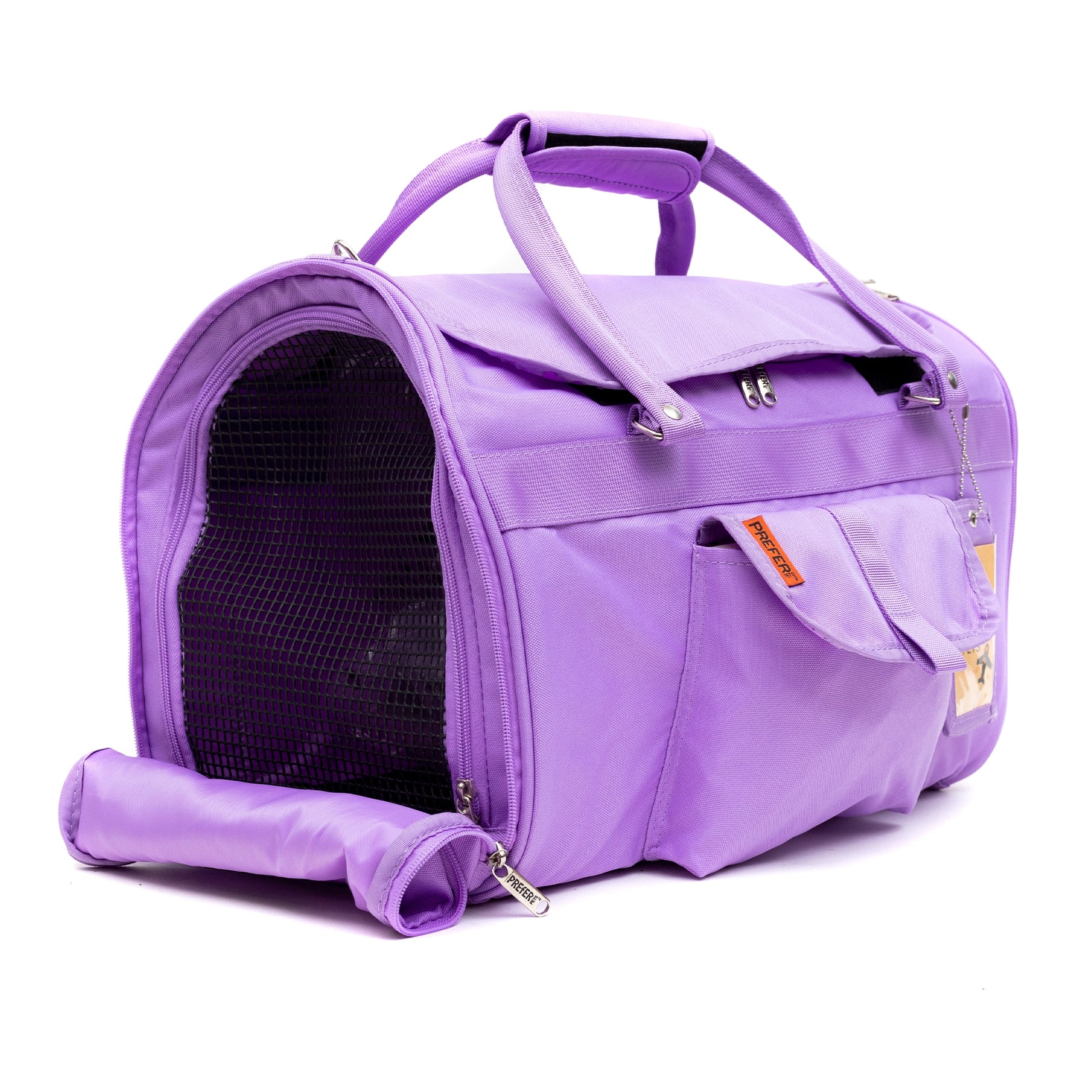 Hideaway Duffel Dog Carrier: Lilac