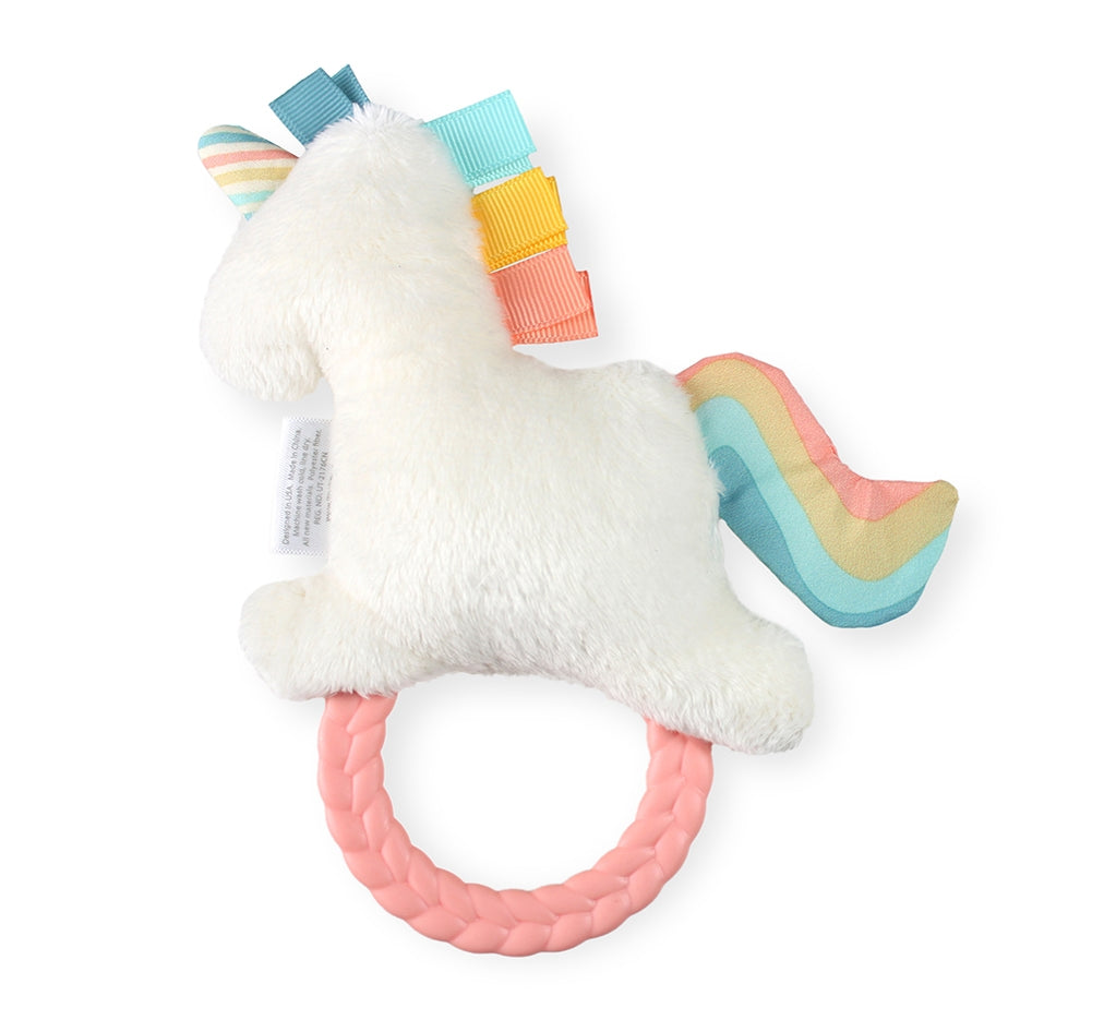 Plush Teether Unicorn Dog Toy