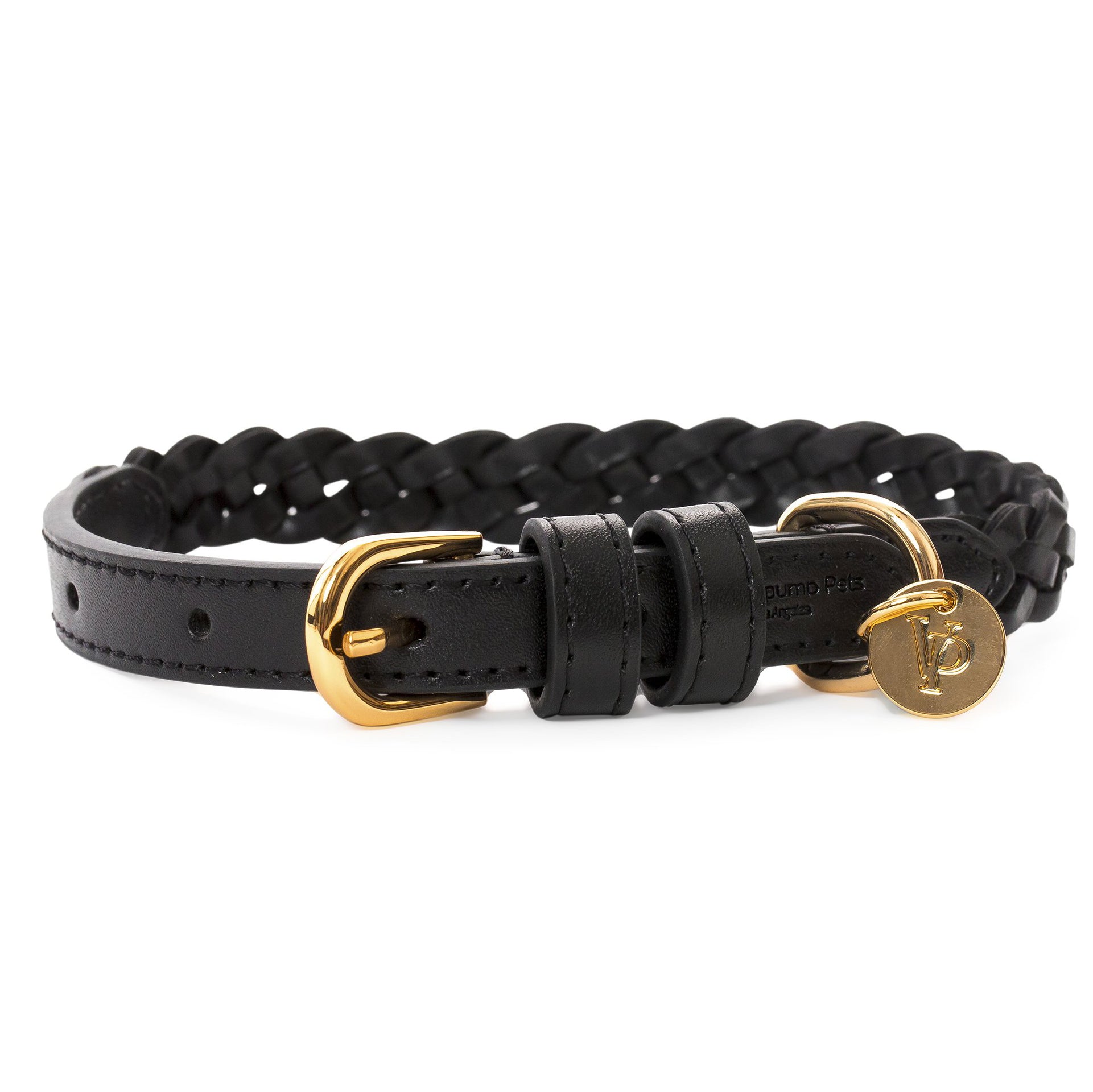 Pet Boutique - Dog Collar - Woven Dog Collar: Black by Vanderpump Pets