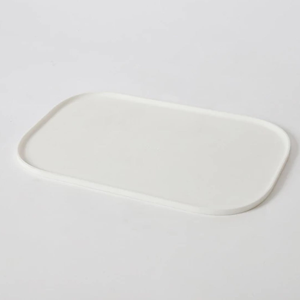 Pet Boutique - Dog Dining  - White Modern Dog Mat by Pets So Good