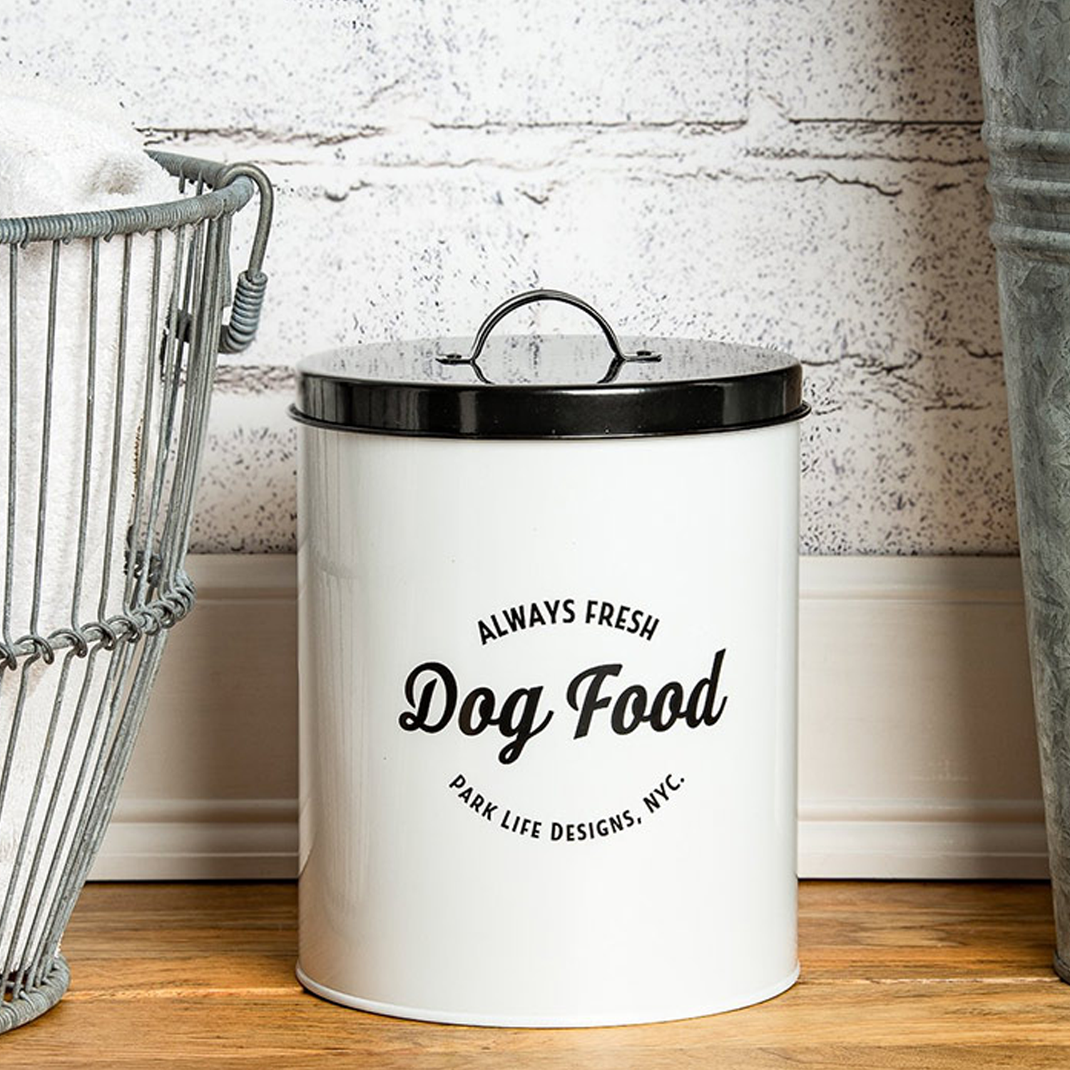 Pet Boutique - Dog Dining - Wallace Dog Food Canister by Park Life Designs