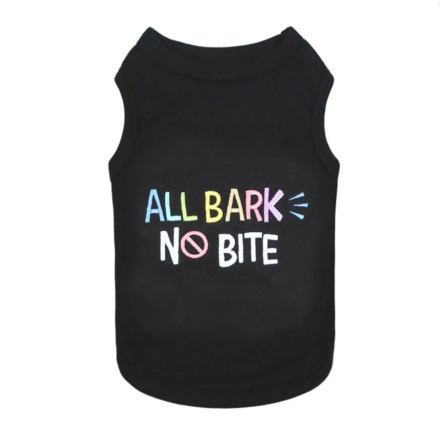 All Bark No Bite Dog Tank