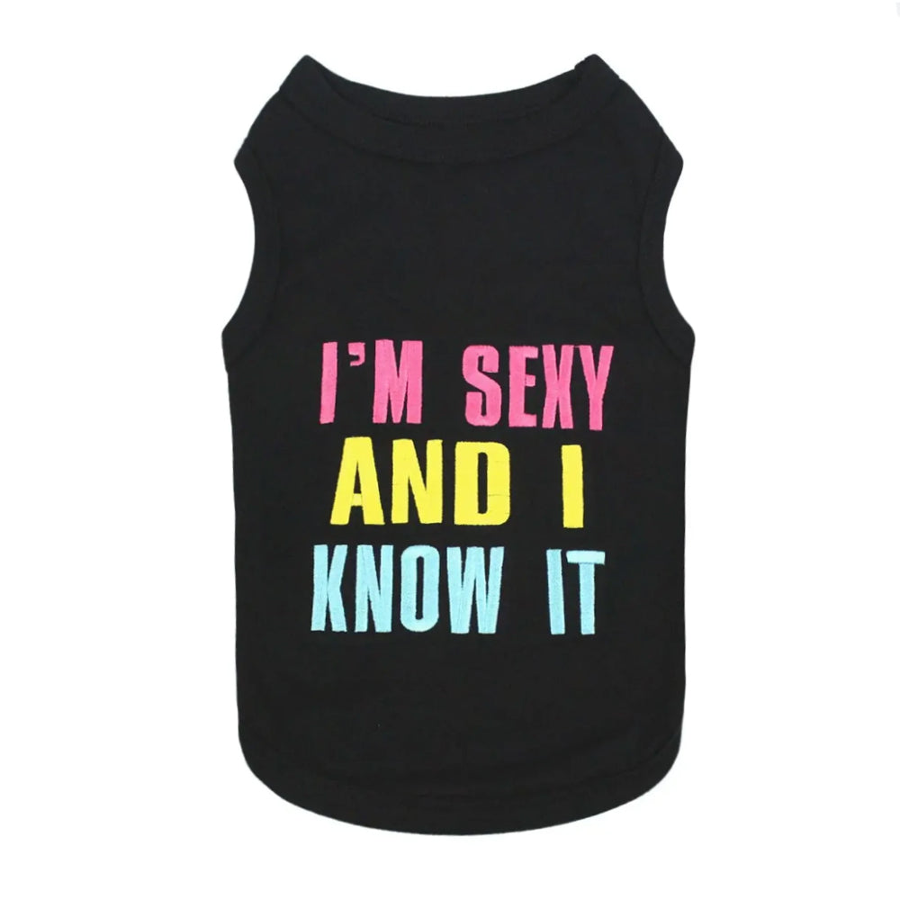 Sexy And I Know It Dog Tank
