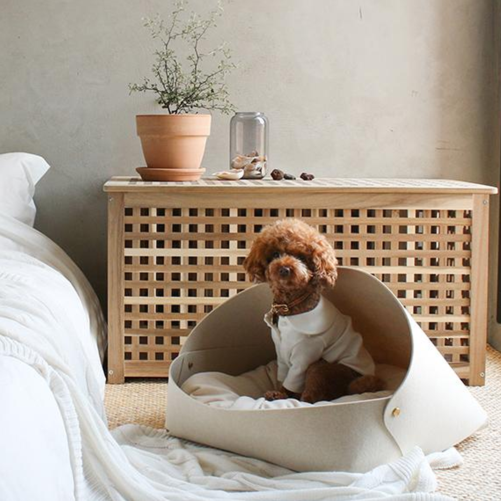 Pet Boutique - Dog Bed - Oatmeal Marron Dog Bed by Pets So Good