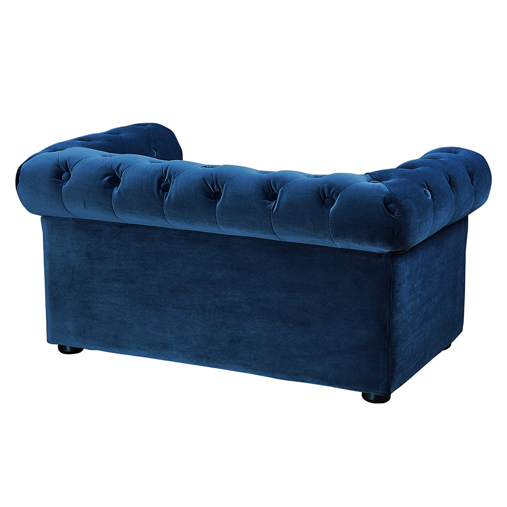 Pet Boutique - Dog Sofa - Dog Furniture - Chesterfield Pet Sofa: Navy by TOV