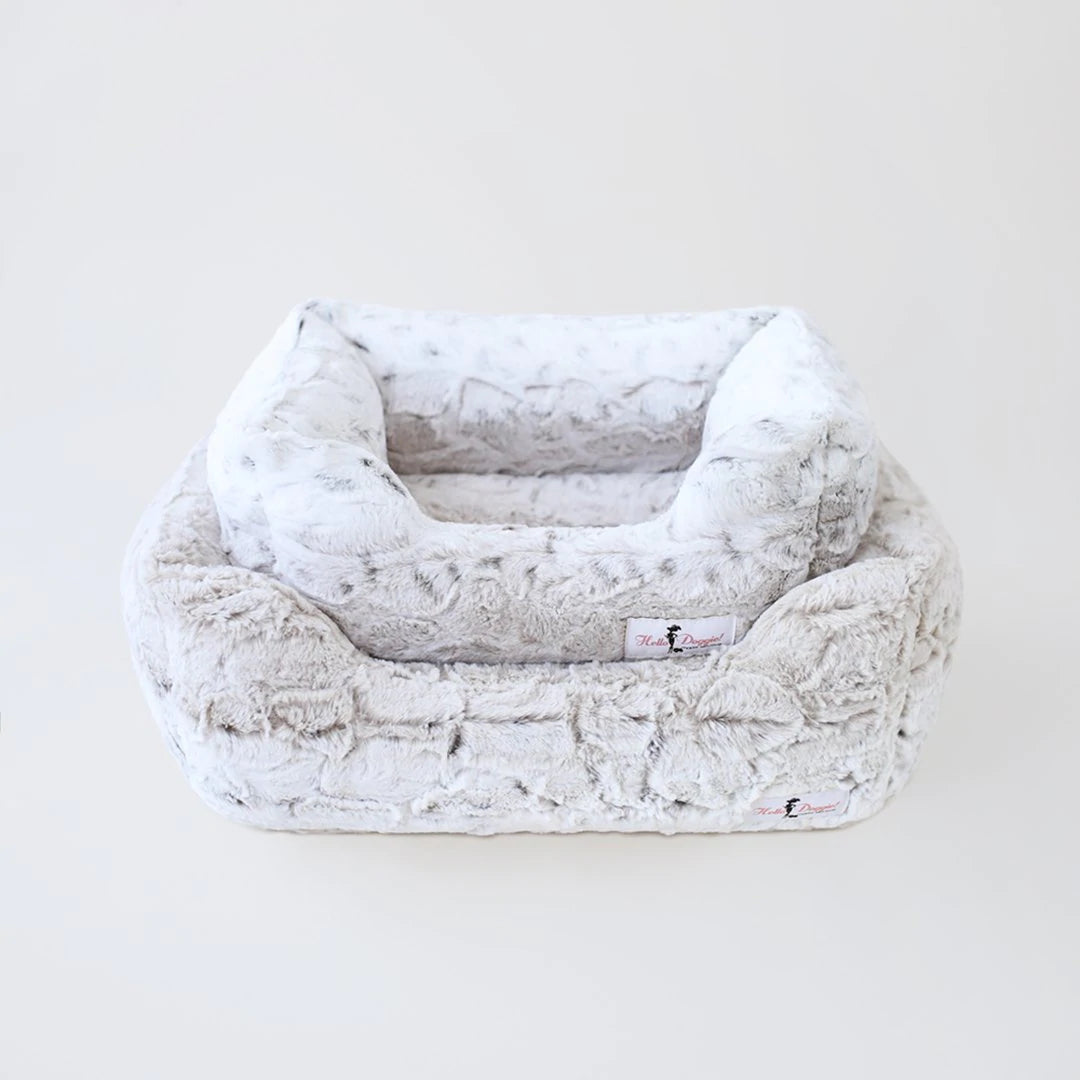 Deluxe Dog Bed: Pearl Lepoard