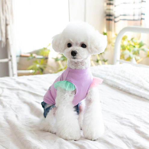 I'm So Cute Dog Tee: Lilac