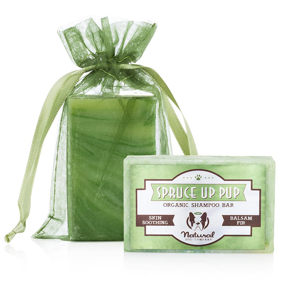 Pet Boutique - Dog Grooming - Bath and Body - Spruce Up Pup Organic Shampoo Bar by Natural Dog Company