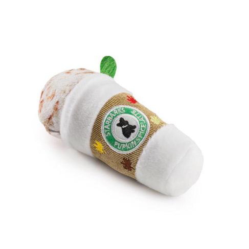 Pet Boutique - Dog Toy - Starbarks Pupkin Spice Latte Dog Toy by Dog Diggin Designs