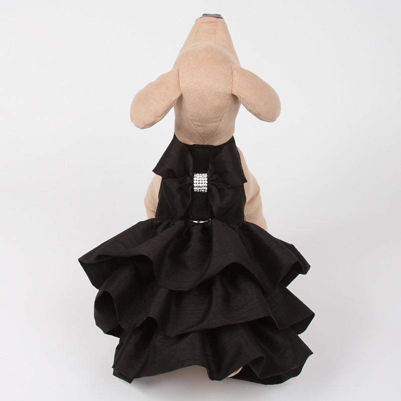 Pet Boutique - Dog Harness - Dog Dress - Black Madison Dog Dress Harness by Susan Lanci