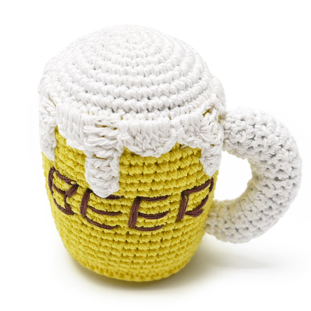 Pet Boutique - Dog Toys - Beer Mug Crochet Dog Toy