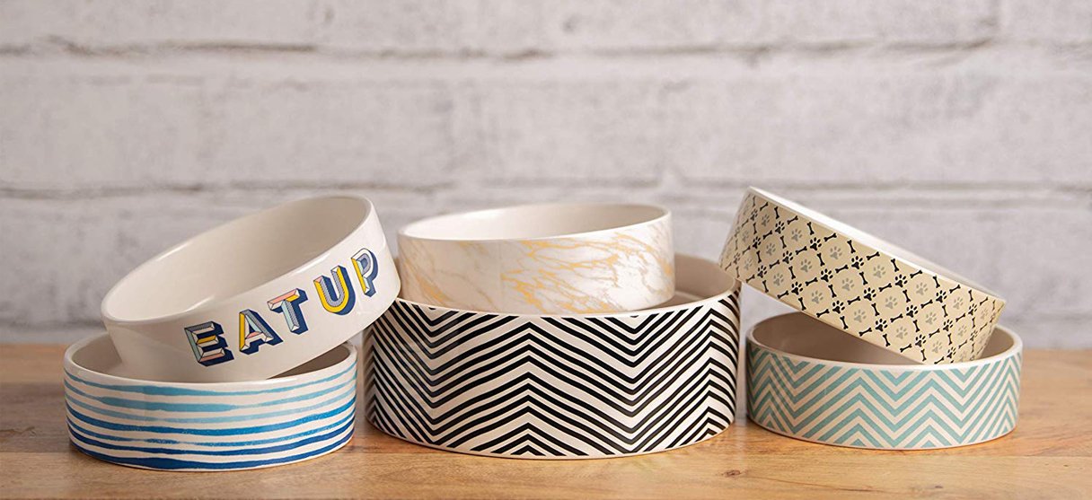 stylish pet bowls for teacup puppies and small dogs