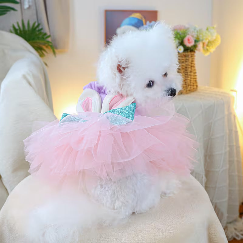 Easter Bunny Dog Dress