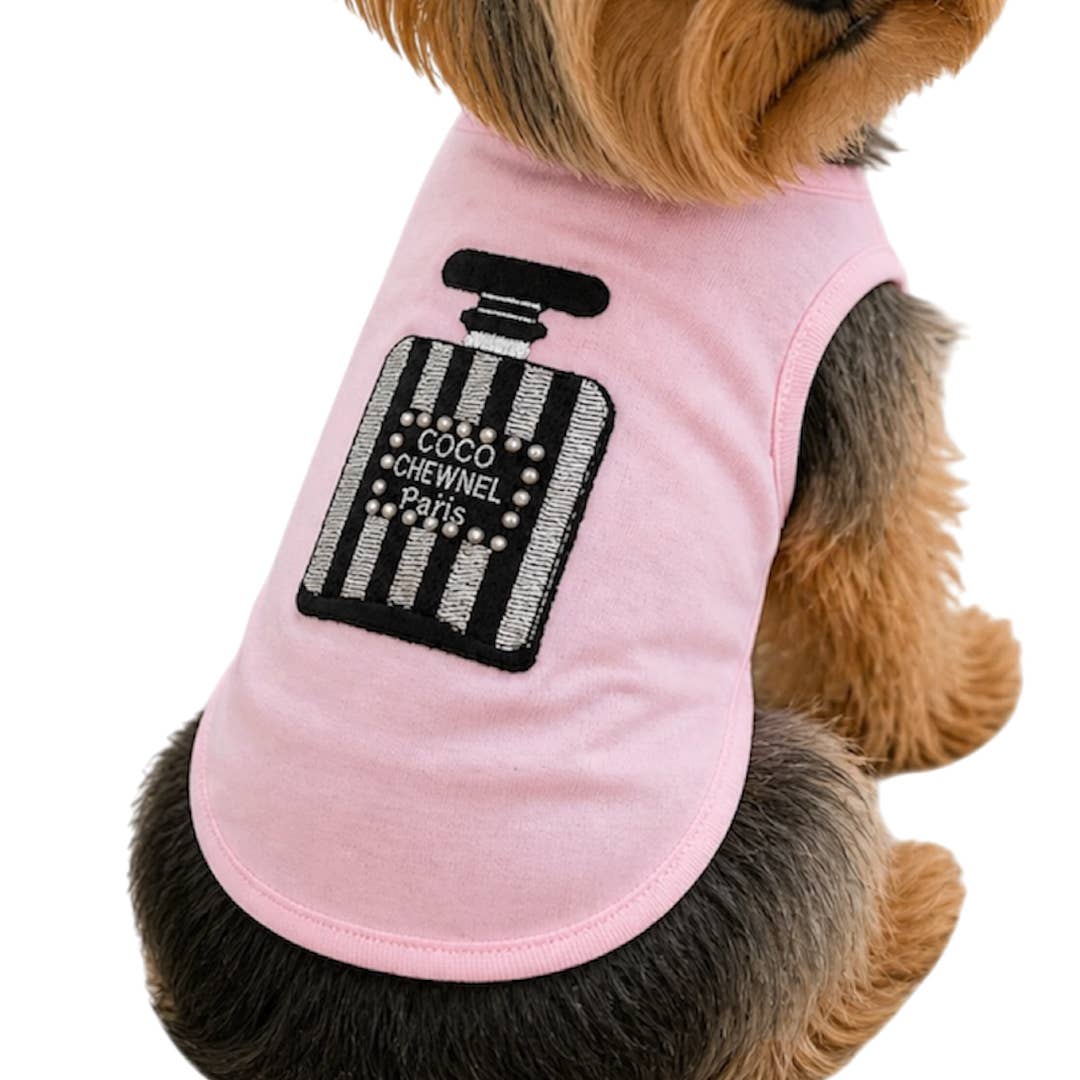 Chewnel Perfume Graphic Dog Tee