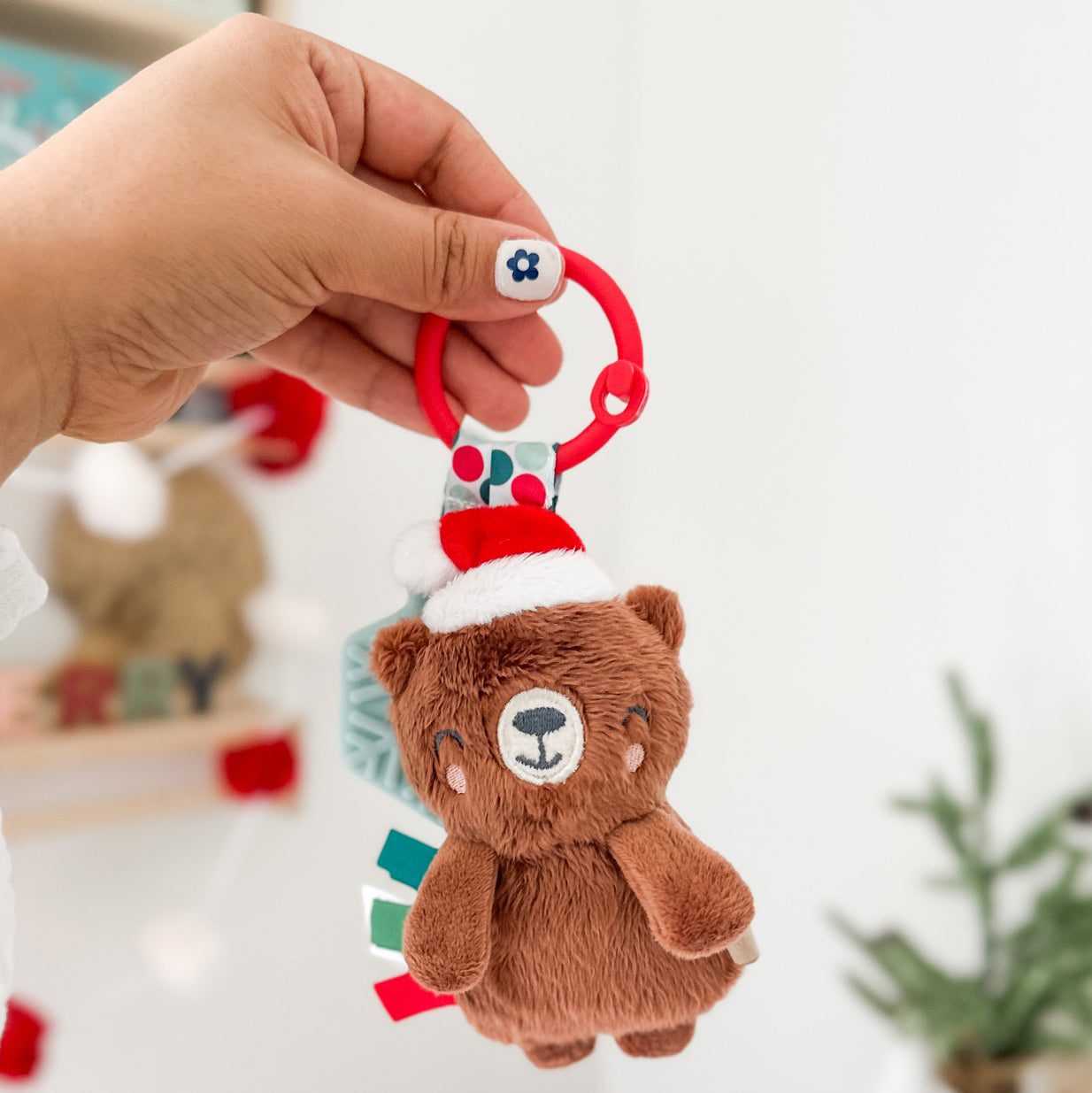 Holiday's Teether Bear Dog Toy