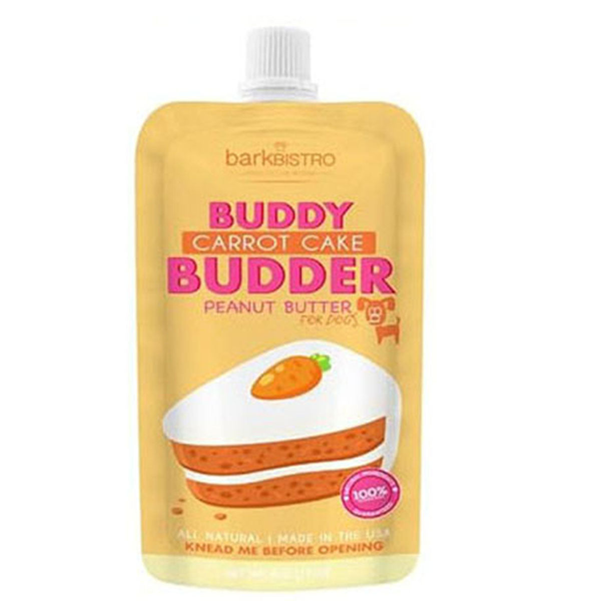 Carrot Cake Buddy Budder Dog Treat
