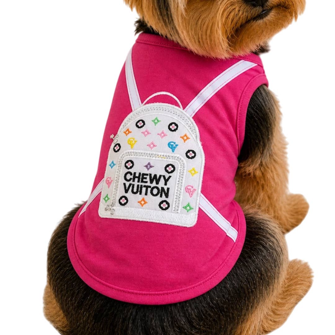 Chewy Graphic Backpack Dog Tank