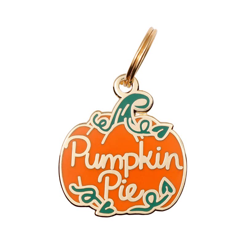 Pumpkin Pie Pet Id Tag