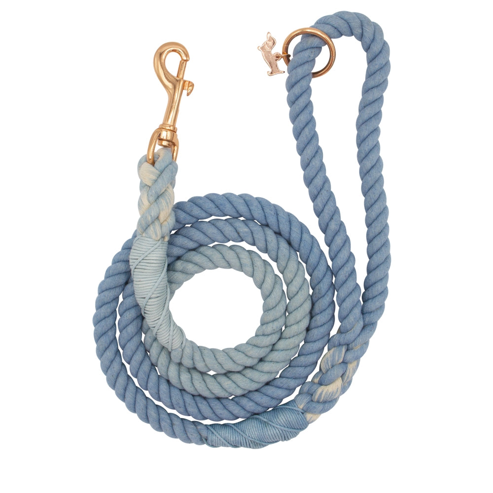 Dog Rope Leash: Bluebell