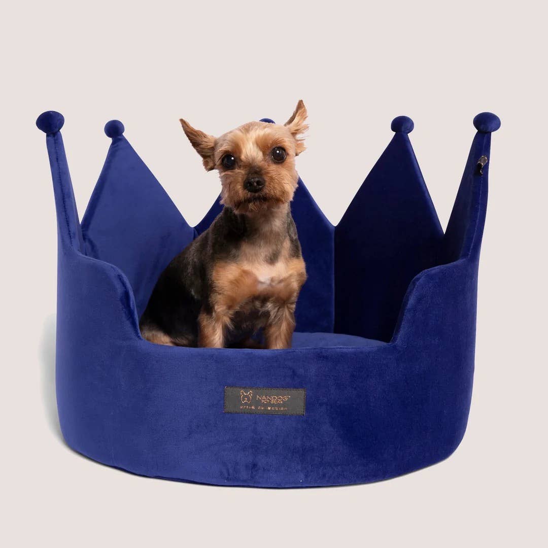 Royal Crown Dog Bed
