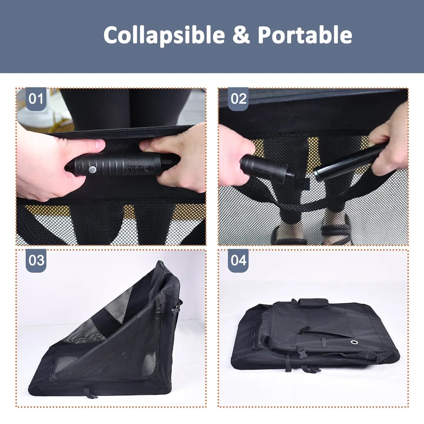 Collapsible Soft Dog Crate