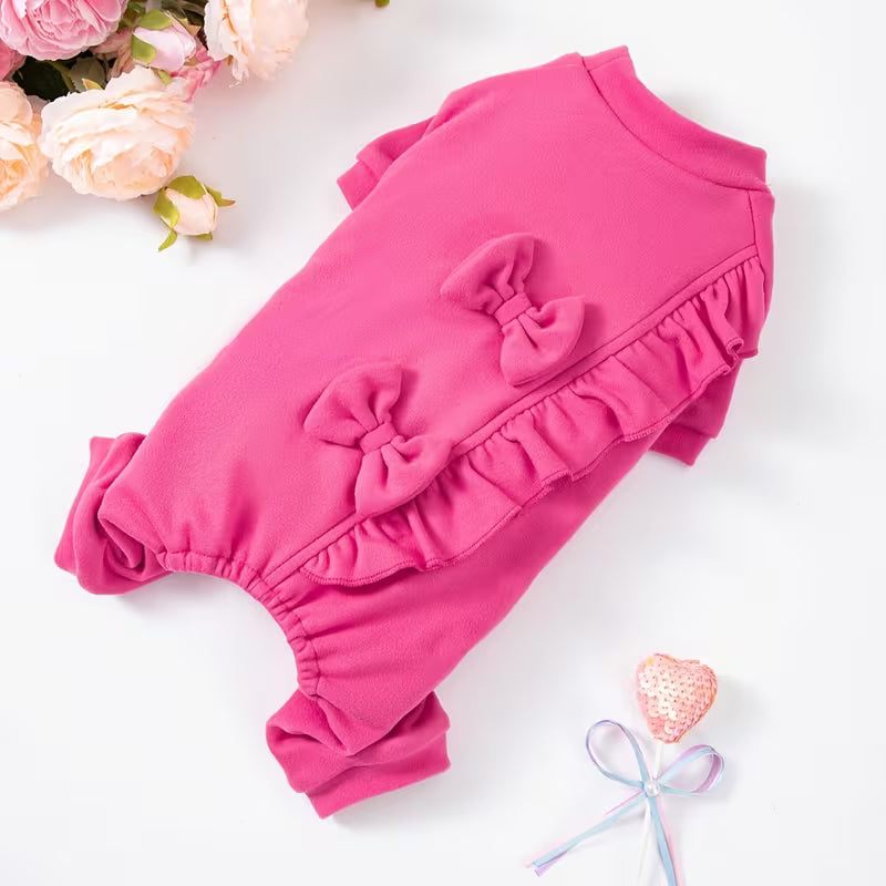 Ruffle Dog Pj's