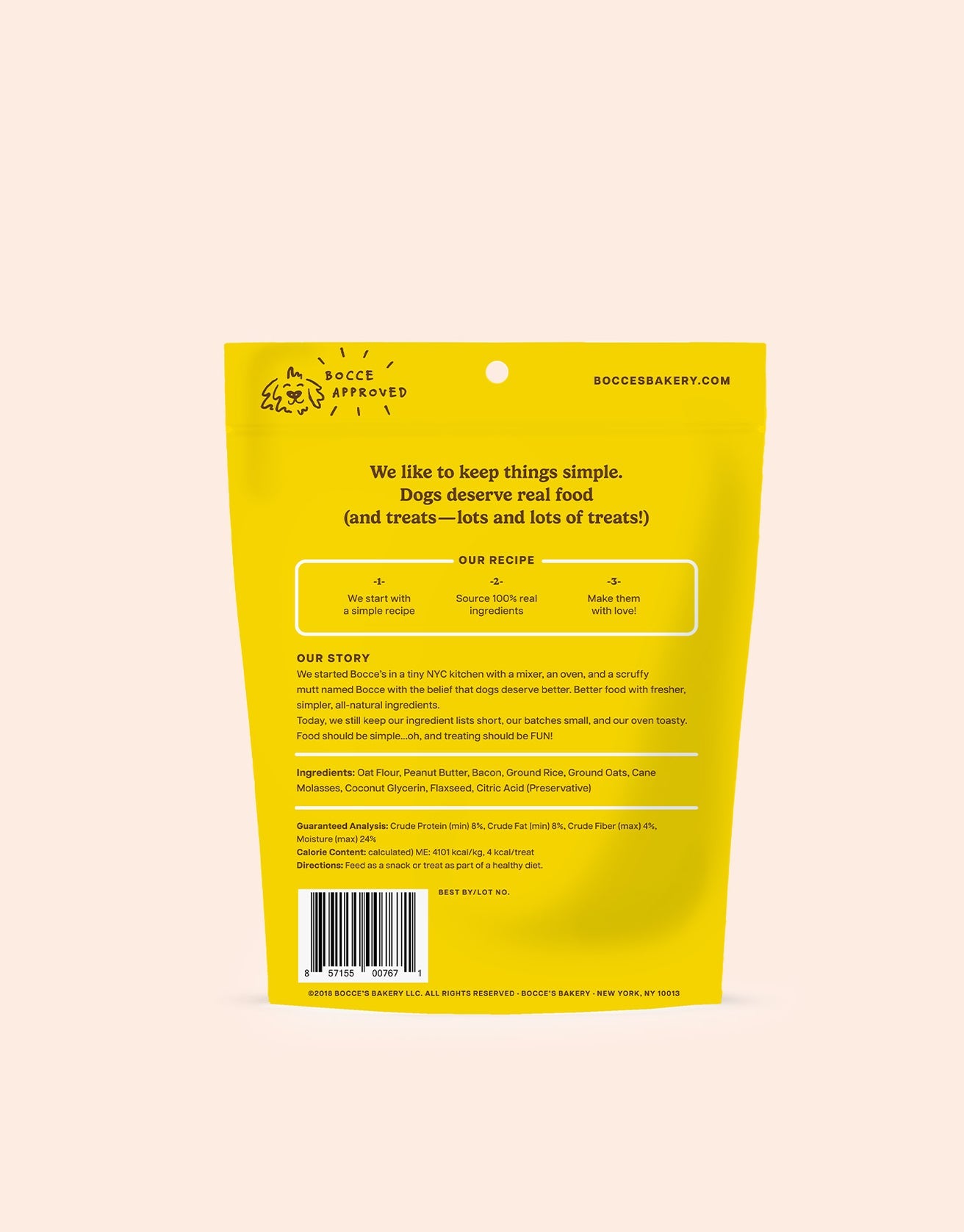 Peanut Butter & Bacon Dog Training Treats