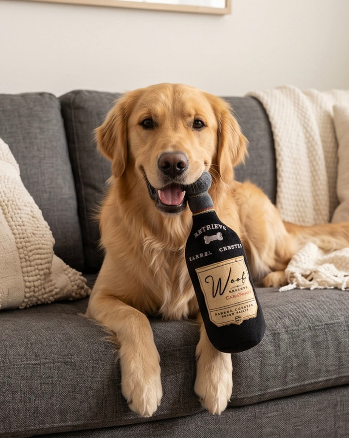 Woof Reserve Wine Dog Toy