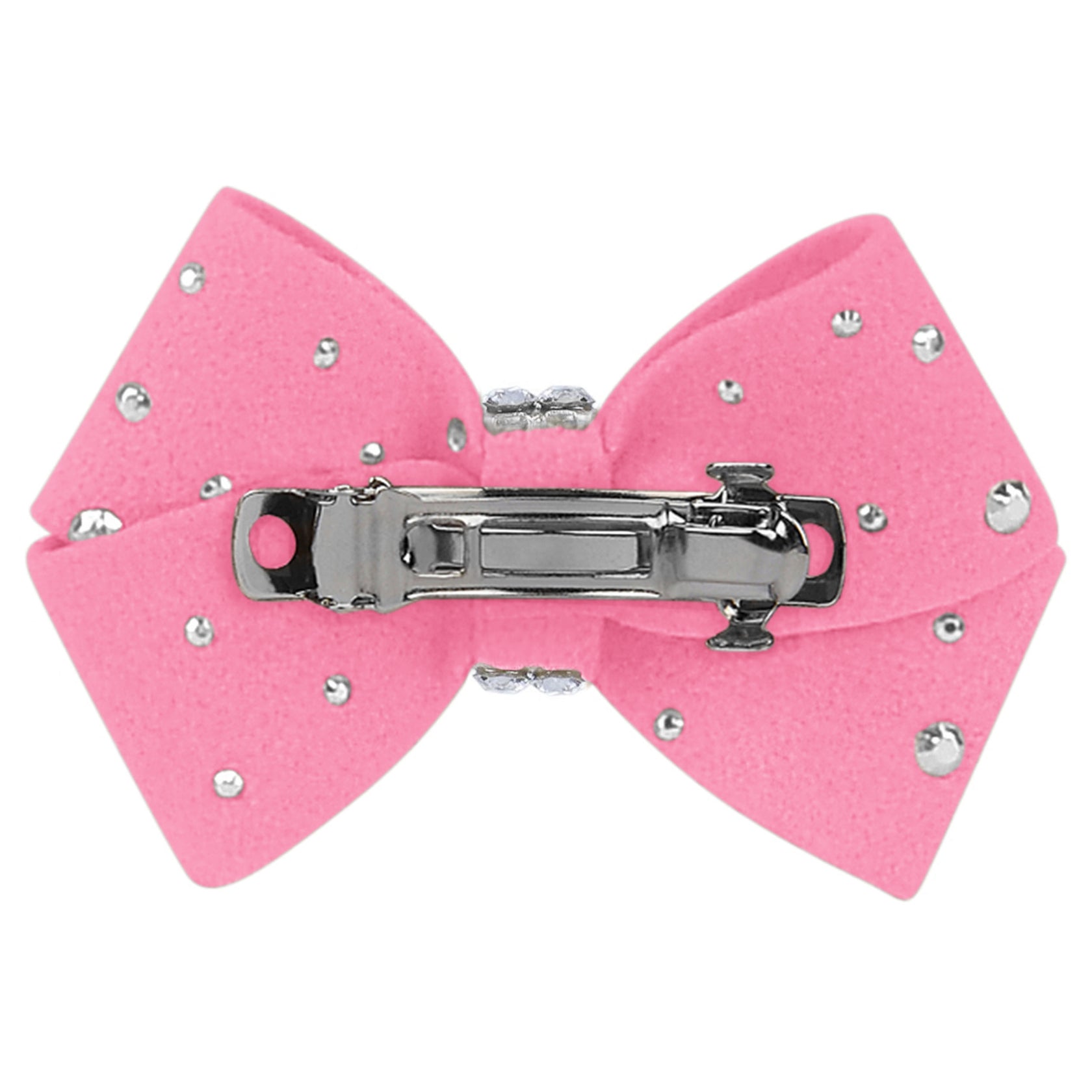 Nouveau Bow Dog Hair Bow with Silver Stardust