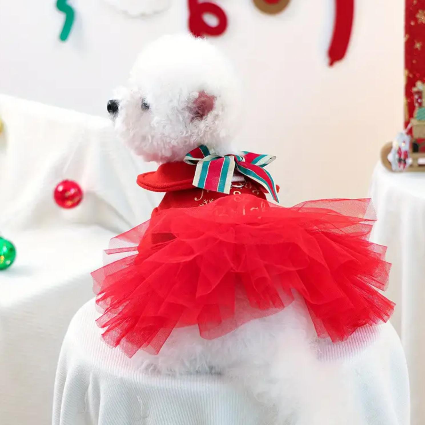 Merry & Bright Tutu Dog Dress