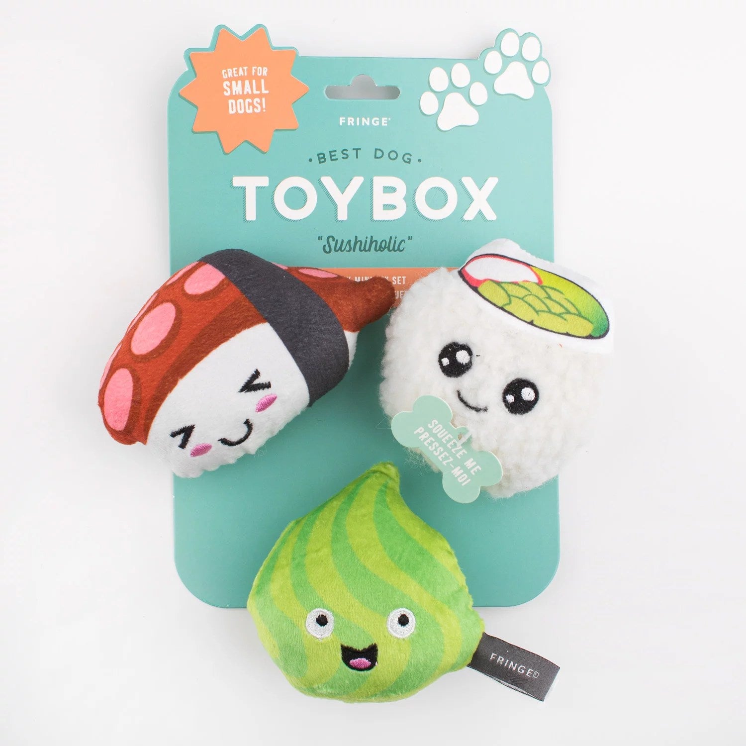 Sushiholic Dog Toy Set of 3