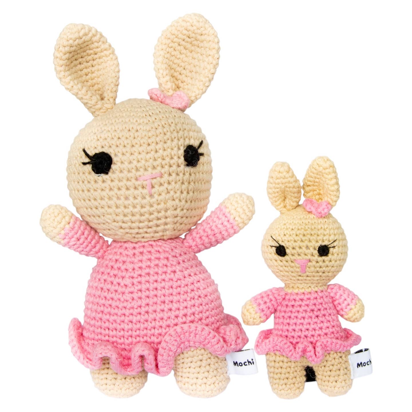 Big Bunny Crochet Dog Toy