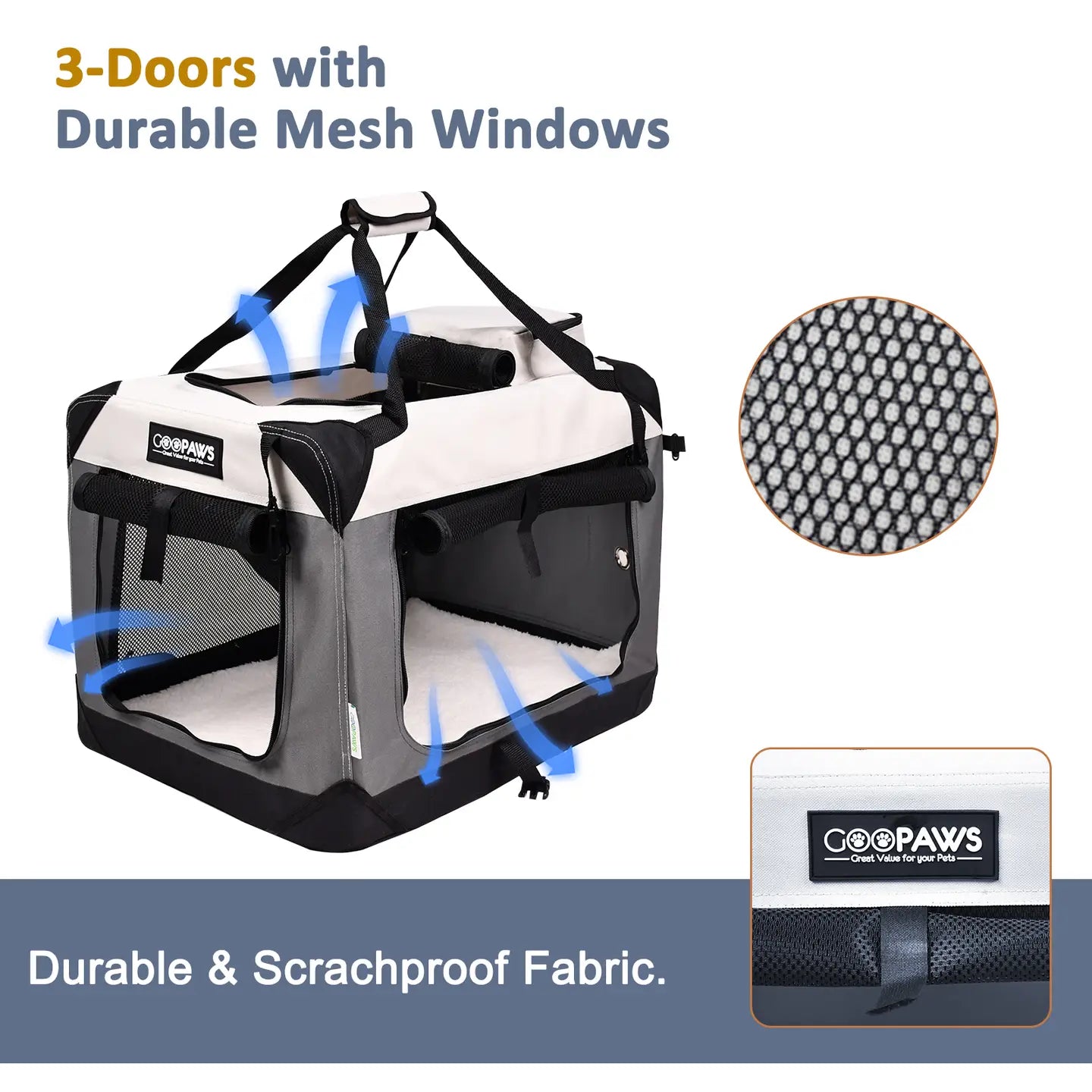 Collapsible Soft Dog Crate