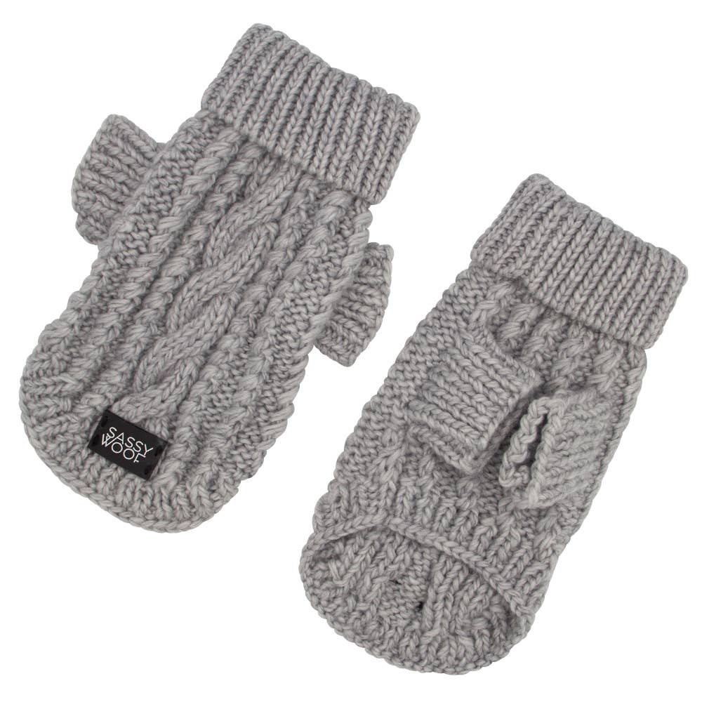 Cable Knit Dog Sweater