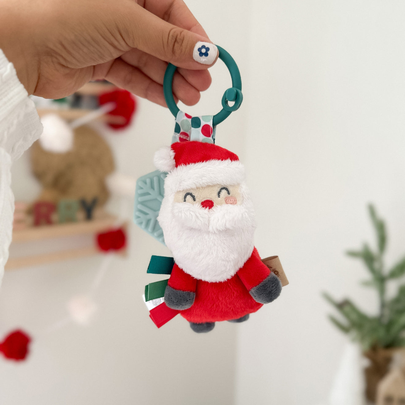 Holiday's Teether Santa Dog Toy