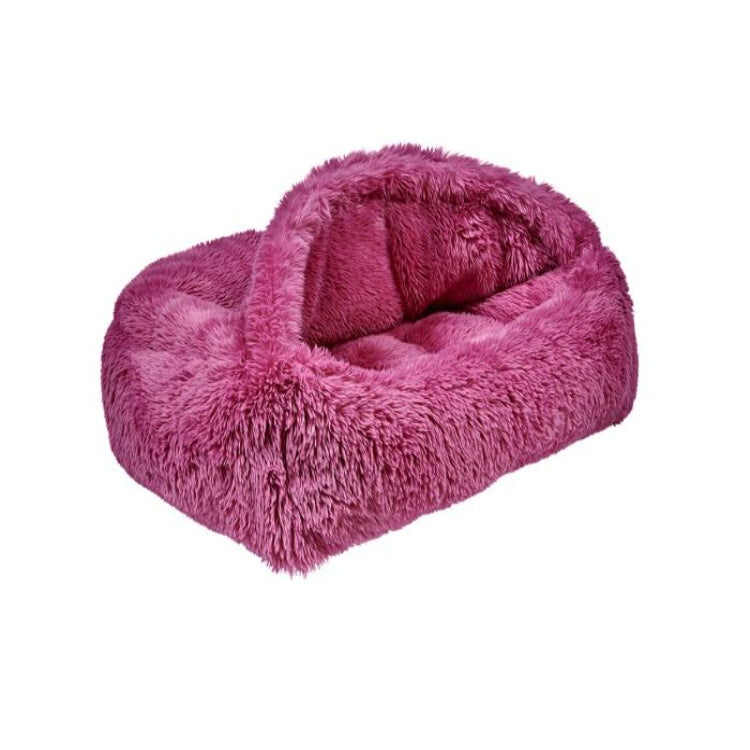 Canopy Cozy Dog Bed: Cherry Blossom