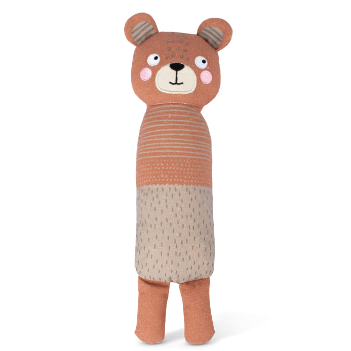 Cotton Canvas Bear Dog Toy