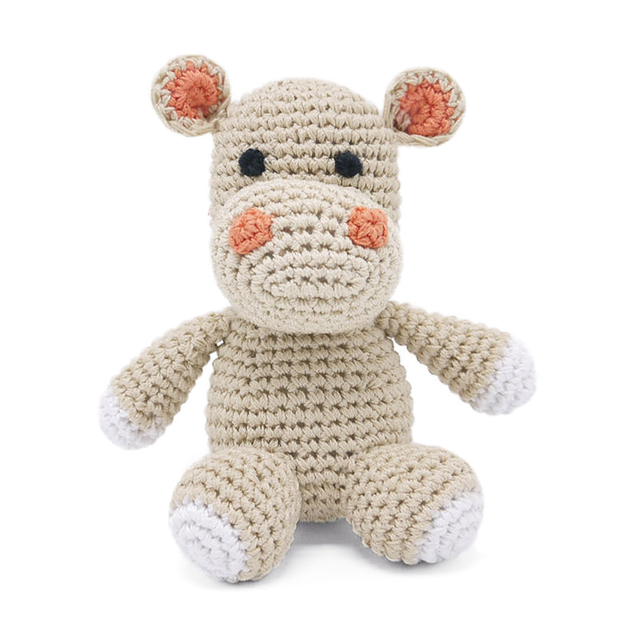 Crochet Hippo Dog Toy