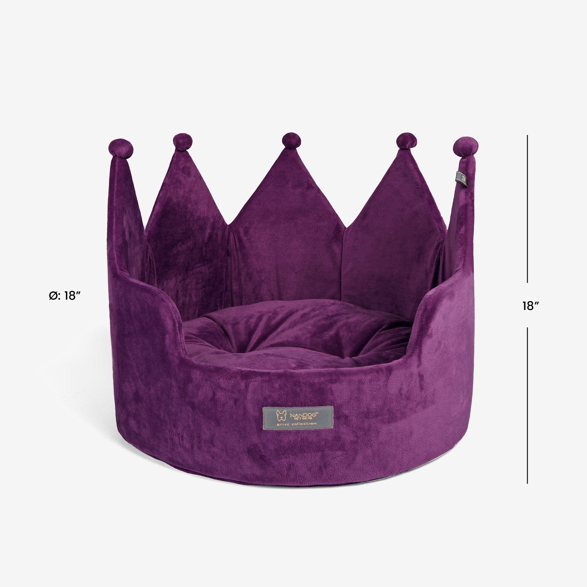Royal Crown Dog Bed