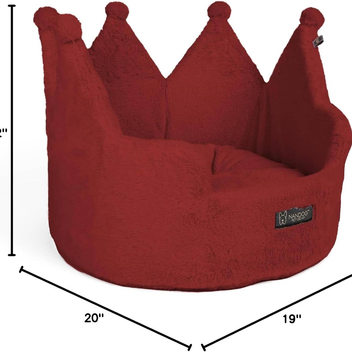 Royal Crown Dog Bed