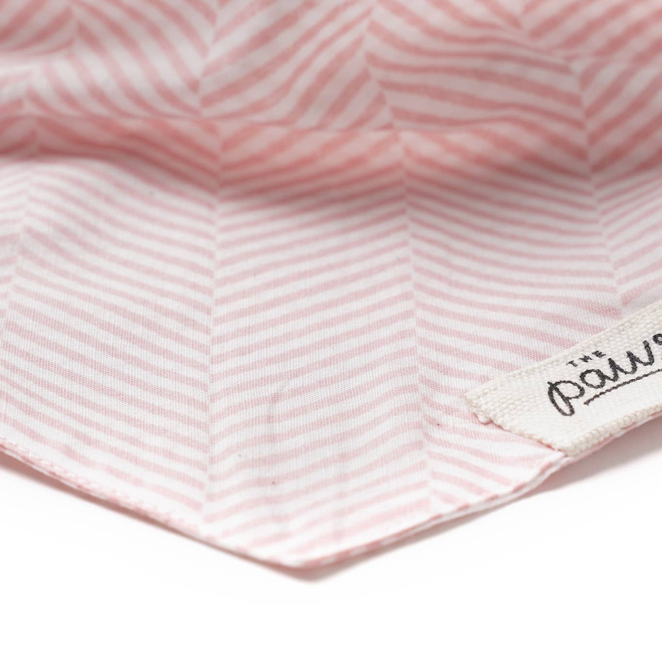 Rose Herringbone Dog Bandana