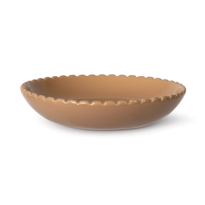 Scalloped Saucer Dog Bowl