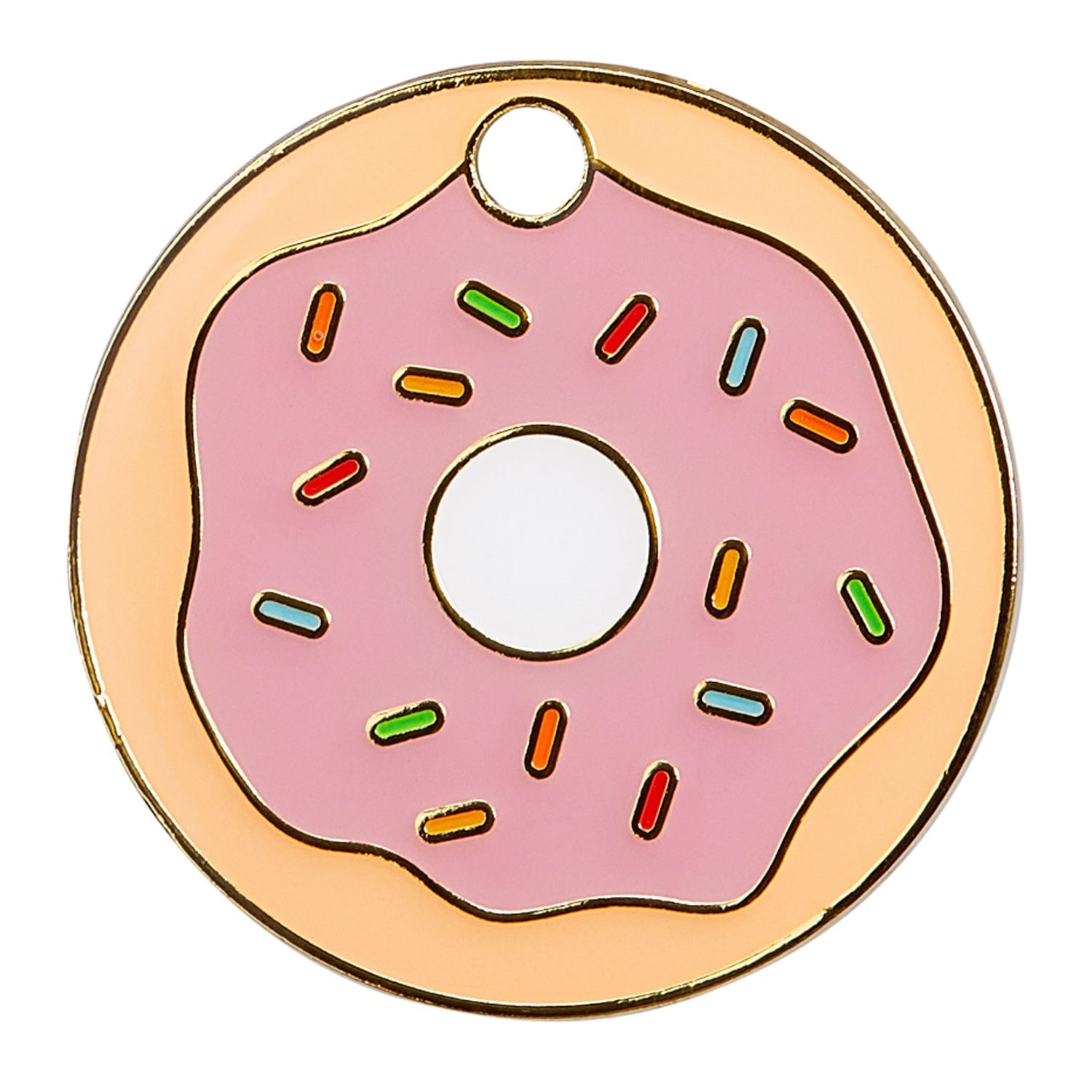 Donut Pet ID Tag