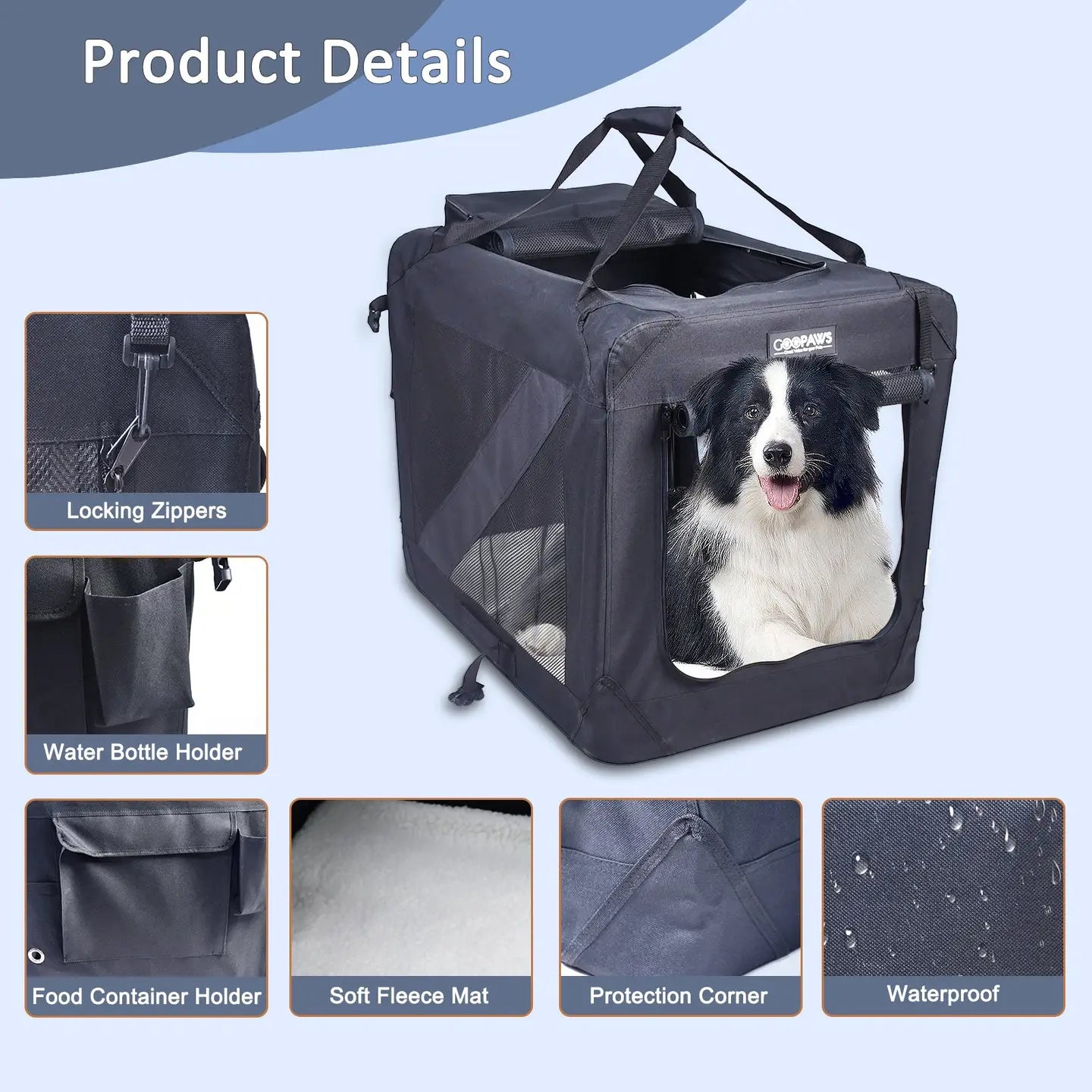 Collapsible Soft Dog Crate