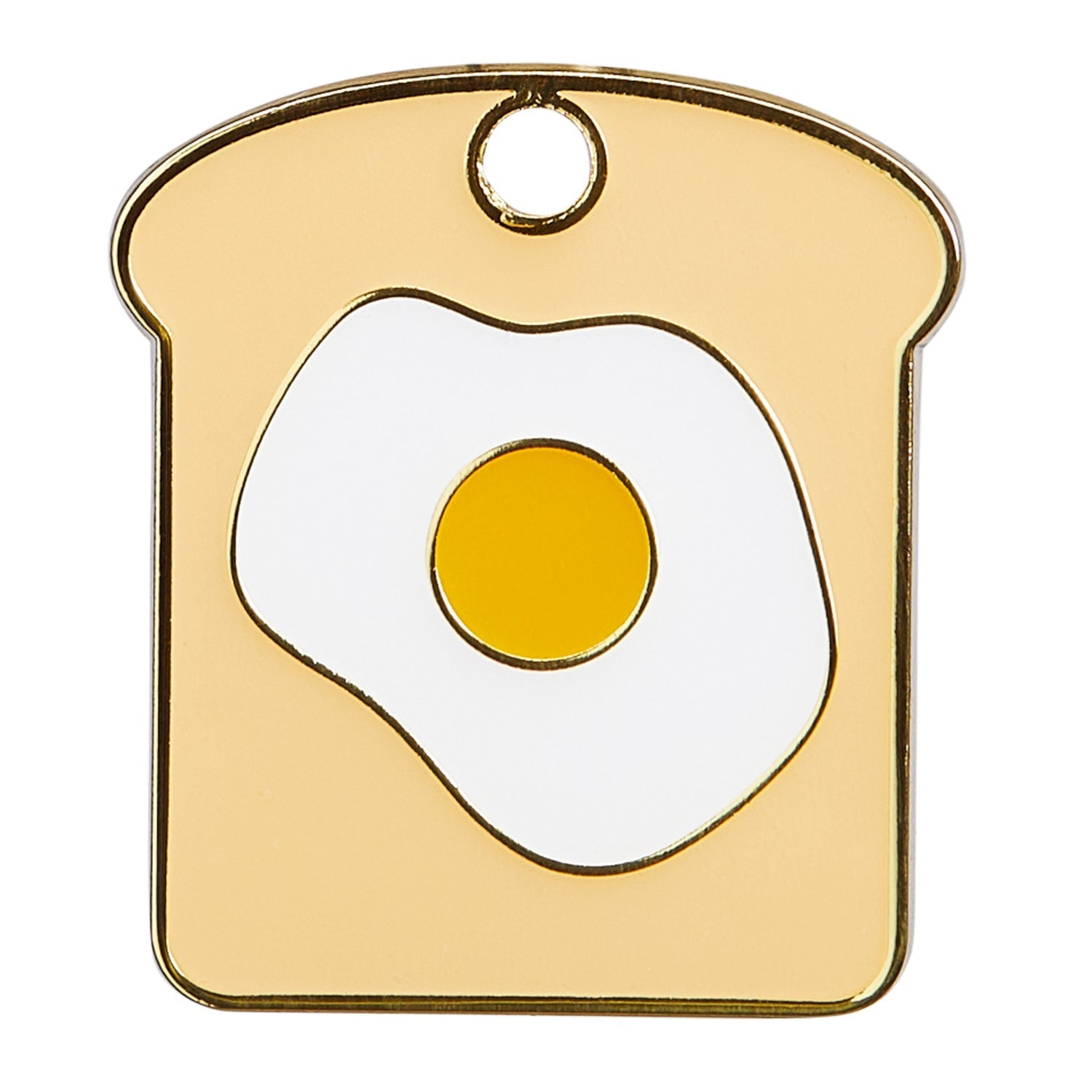 Eggs n' Toast Pet ID Tag