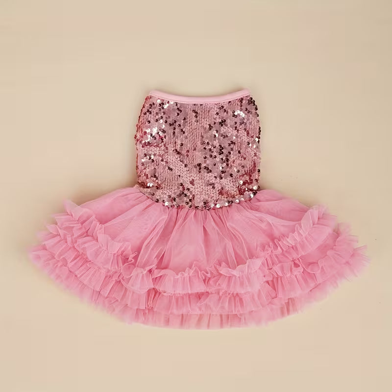 Sequin TuTu Dog Dress