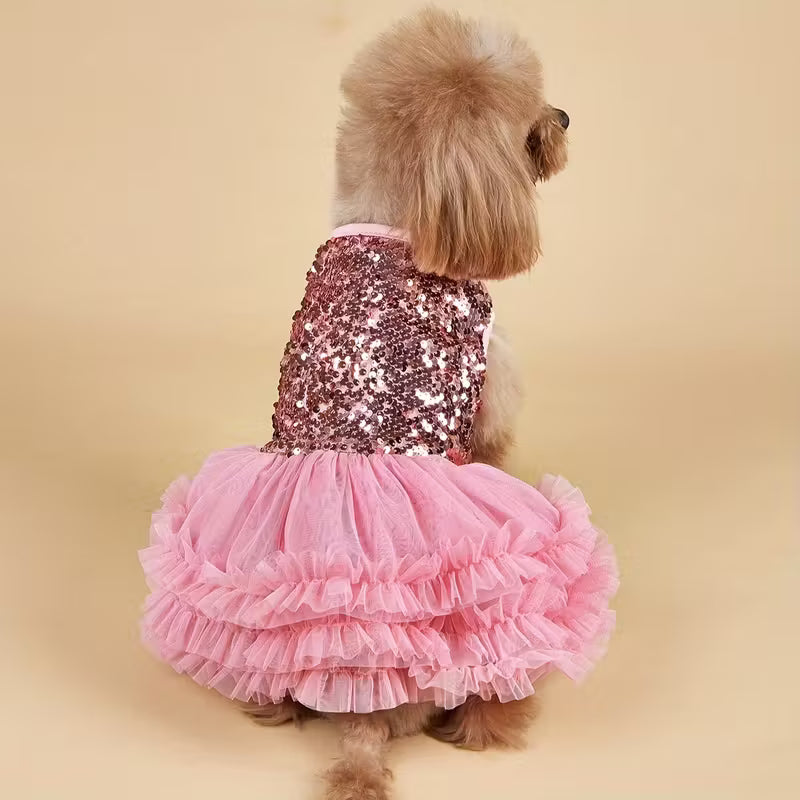 Sequin TuTu Dog Dress