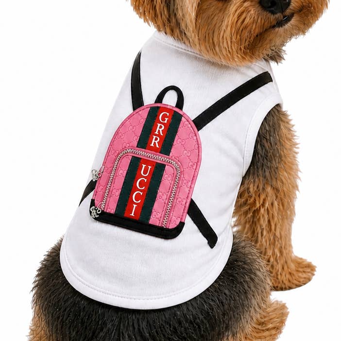Grrucci Backpack Dog Tee