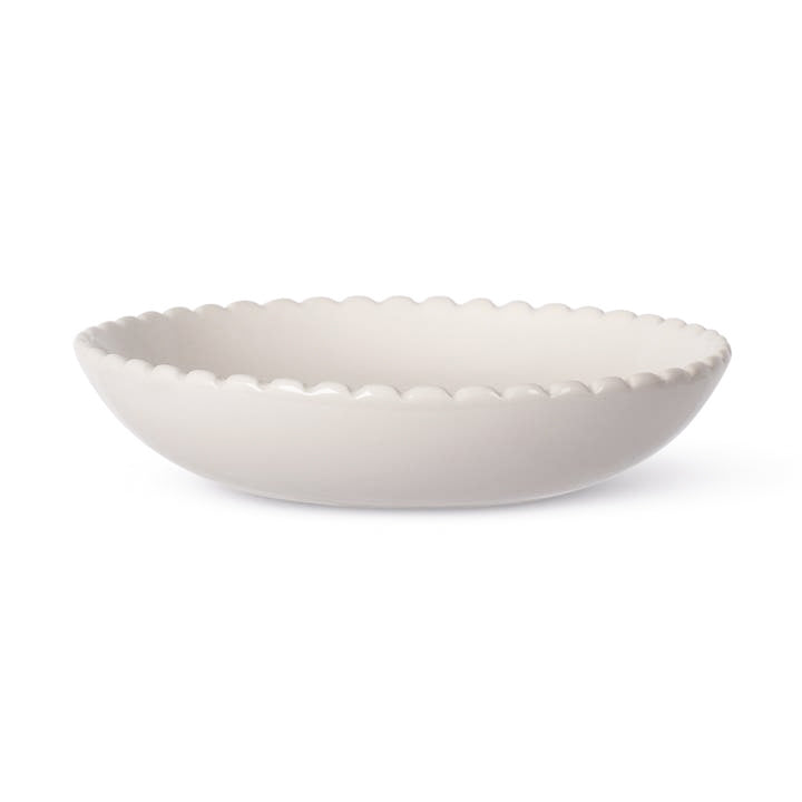Scalloped Saucer Dog Bowl
