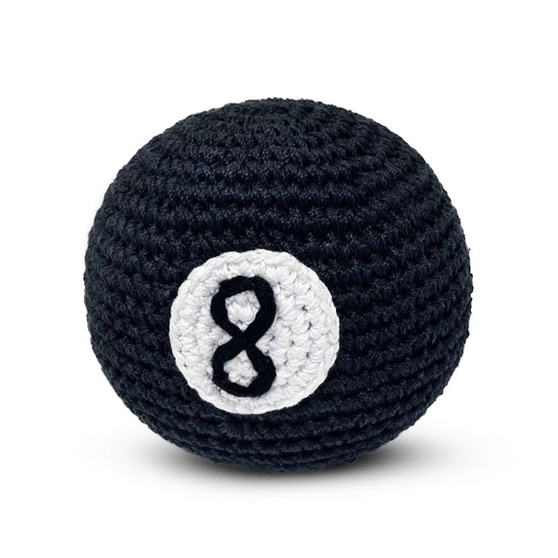 magic 8 ball crochet dog toy for teacup puppies